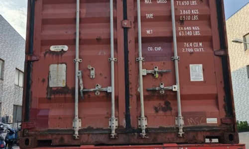 Container loaded